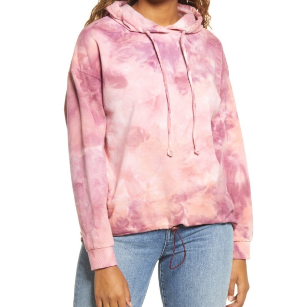 NWT Bp. Tie Dye Fleece Hoodie